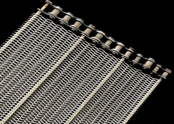 304 Stainless Steel Wire Mesh Conveyor Belt For Cooling