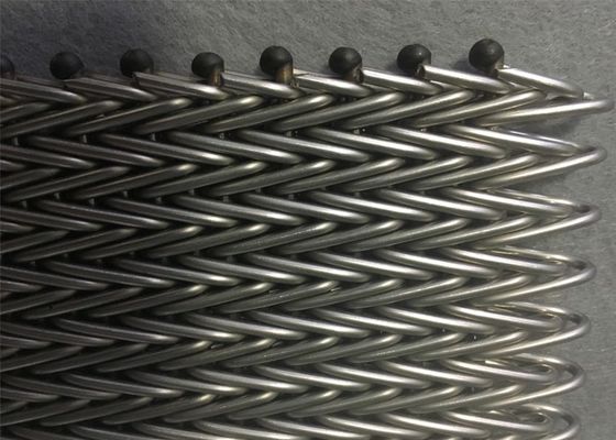 Hardware Production Oven 310 Herringbone Conveyor Wire Mesh Belt