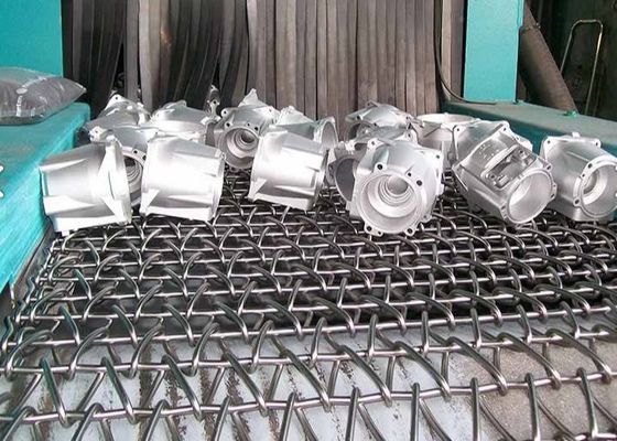 Hardware Production Oven 310 Herringbone Conveyor Wire Mesh Belt