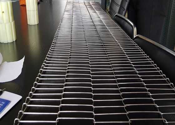 316 Stainless Steel B Shaped Conveyor Wire Mesh Belt For Conveying / Drying Products