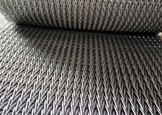 Resistenza ad alta temperatura 310 Mesh Conveyor Belt Cord Weave per la fornace di sinterizzazione