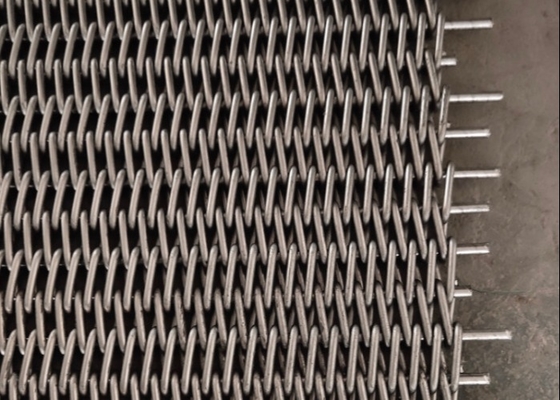 Il biscotto che cuoce il composto d'acciaio di Mesh Type Conveyor Belt Carbon ha equilibrato il tessuto