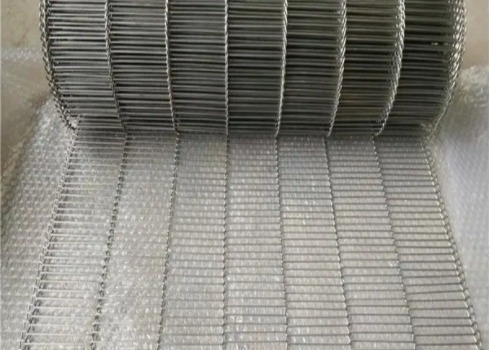 Cinghia 316l ad alta temperatura di Fried Food Flat Flex Conveyor
