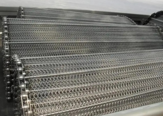 Nastro trasportatore a catena tessuto Ss304 per il barbecue automatico