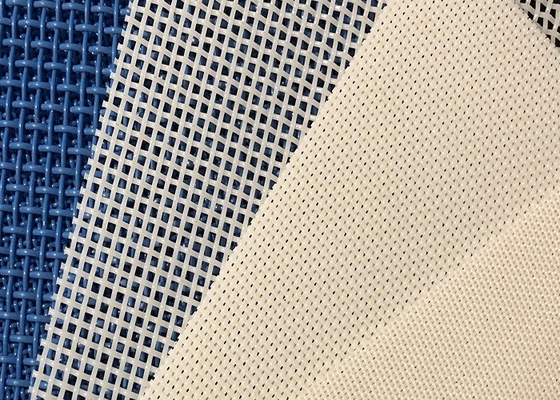 Alimento bianco che asciuga il foro del   10mm di Mesh Belt Plain Weave del poliestere