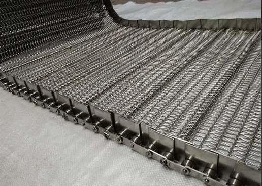 304 Resistenza alle basse temperature del nastro trasportatore di raffreddamento del materiale in filo di acciaio