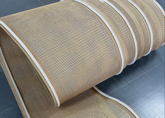Nastri trasportatori in ptfe 1x1mm Maglia aperta in fibra di vetro rivestita in rete di vetro