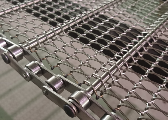 Tè che asciuga fragola che pulisce il commestibile di Oven Chain Wire Mesh Belts
