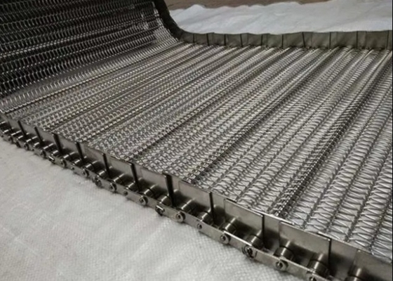 barbecue di Mesh Belt Transports Food And di spirale di acciaio al carbonio di 3.0mm - di 1.0mm