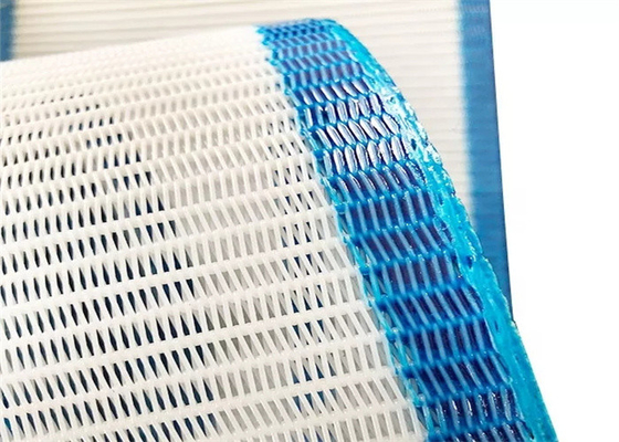 Essiccatore a spirale Mesh Belt For Compound Machine del poliestere bianco con il bordo della colla di 3cm