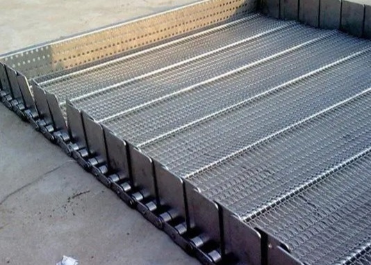 Materiale termoresistente di Mesh Chain Conveyor 304SS del cavo della tela
