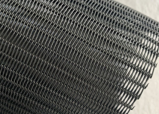 Poliestere nero Mesh Belt Dryer Conveyor Belt della tela per la macchina di carta
