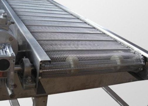 1 1,5 2 metri largamente di catena Mesh Belt For Industrial Transportation di acciaio inossidabile 304