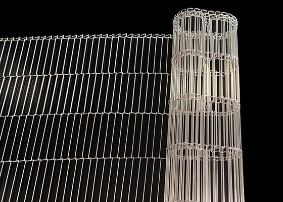 Acciaio inossidabile Flex Wire Mesh Conveyor Belt piano del commestibile 304/316 per cottura del pane