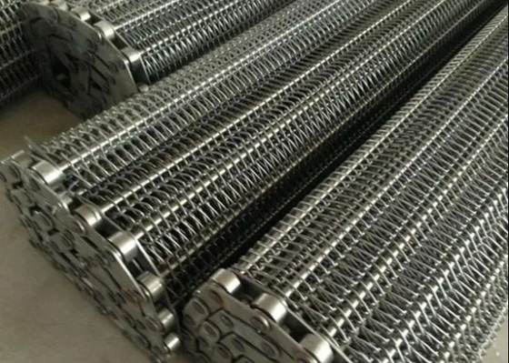 Ricevuta della patata che scherma il materiale di Mesh Conveyor Belt 304 della catena della trasmissione
