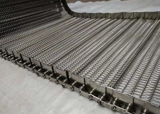 Produzione alimentare a catena materiale della palla di 304 Mesh Conveyor Belt For Chocolate