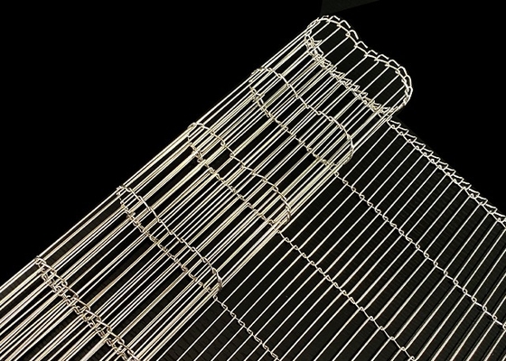 100-4000 mm cintura di filo in acciaio inossidabile di grado alimentare Sus316 Produrre pane piatto flessibile