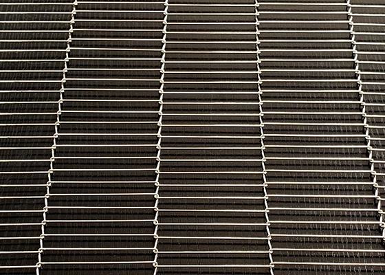 Sus304 Flat Flex Conveyor Steel Wire Belt Resistenza alle alte temperature