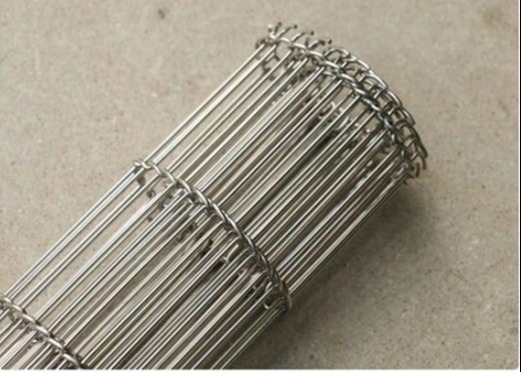 0.9mm Flat Wire Mesh conveyor belt resistente al calore per industria