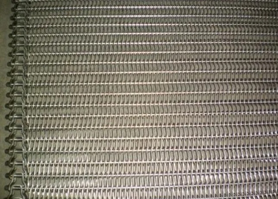 Cintura a maglia a spirale a legame con gli occhi 7-60 mm Pitch 0.3-3.6m Larghezza per trasportatore
