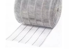 4-20mm Rod Pitch Stainless Steel Wire Belt Resistente alle basse temperature