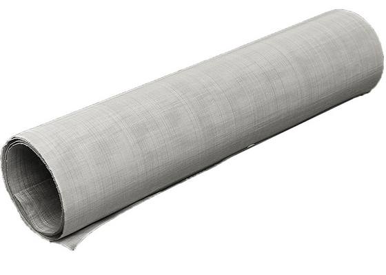 Perforazione in acciaio inossidabile Woven Wire Mesh Roll In Wooden Box Package
