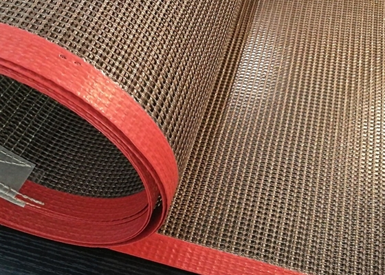 Il resistente agli'acidi PTFE Mesh Belt, non attacca i nastri trasportatori di PTFE per la stampa dell'essiccazione