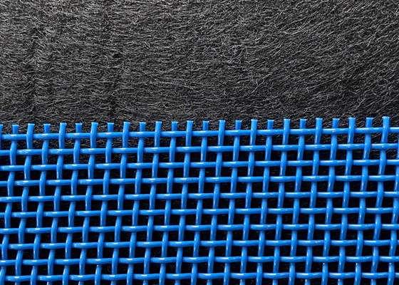 Cintura a maglia quadrata in poliestere con elevata permeabilità all'aria 6000-32000 M3/M2h per trasportatore