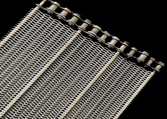 Cavo equilibrato bollente Mesh Belt del trasportatore del tessuto del forno 316l ss del biscotto