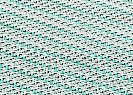 Bianco e blu Poliestere Tessuto a maglia a 1,5 strati di tessuto a rotoli