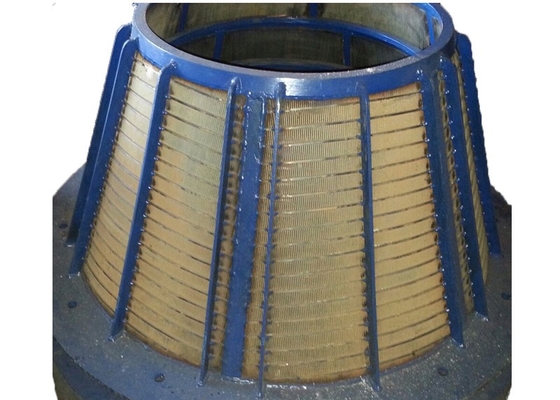 0.25mm 0.5mm Centrifugine a fessura Ss 304 Centrifugine di carbone Cesto per la lavorazione mineraria