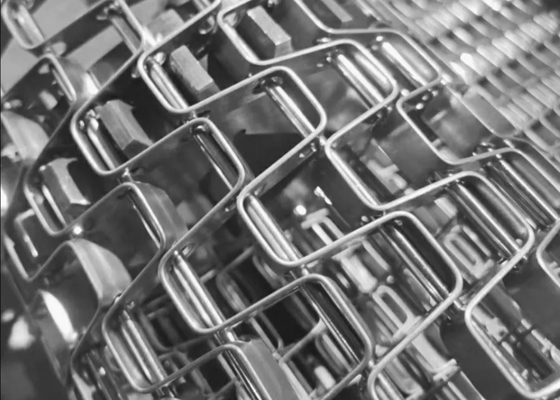 Cintura a rete metallica per trasportatore a nido d'ape per l'industria della verniciatura a spruzzo - Acciaio inossidabile
