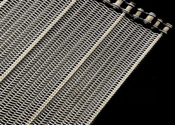 304 Stainelss in acciaio trasportatore filo mesh cintura per lavatrice vegetale