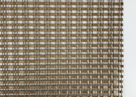 Finitura decorativa Struttura durevole Tessitura uniforme Rete decorativa metallica