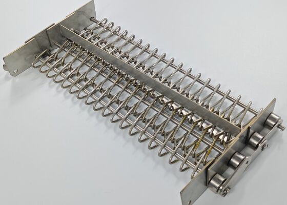 Cinghia a rete a spirale in acciaio inossidabile per uso alimentare 304 316 316L e acciaio al carbonio per forni da cottura