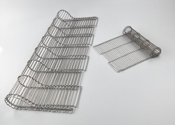 Cintura in rete metallica flessibile piatta in acciaio inossidabile 304 resistente alle alte temperature
