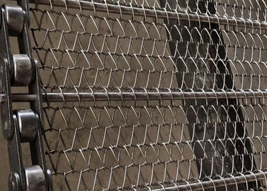 Resistente ad alta temperatura della cinghia della maglia della catena dell'acciaio inossidabile di uso 304 del forno