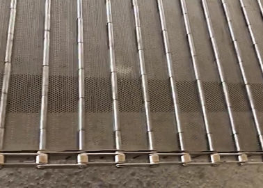 Rete metallica del nastro trasportatore di collegamento della stecca, anti nastro trasportatore del piatto della ruggine per i prodotti elettronici