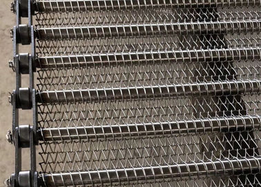 600 gradi di nastro trasportatore a catena resistente della maglia per il forno ad alta temperatura