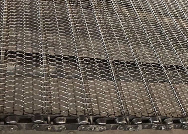 Acciaio inossidabile del commestibile dei sistemi di trasportatore del collegamento a catena di trasformazione dei prodotti alimentari 304