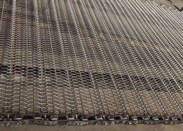 Acciaio inossidabile del nastro trasportatore 304 lisci della maglia della catena della superficie per il trasporto ceramico