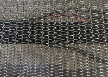 la larghezza 200mm-5000mm della cinghia della maglia dell'alimento di 316L ss facili pulisce per il raffreddamento dell'alimento