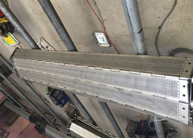 Nastro trasportatore di piastra metallica degli ss per i pezzi meccanici dell'alimento di disidratazione Transort