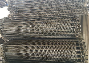 Resistenza all'usura a spirale d'acciaio ad alto tenore di carbonio della cinghia della maglia per la linea di produzione della schiuma