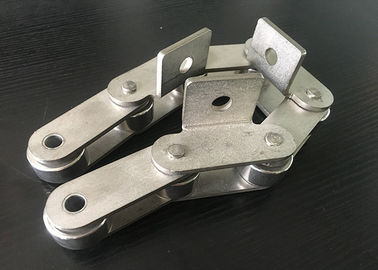 Doppia catena su misura del rullo, catena di convogliatore del rullo per il nastro trasportatore resistente