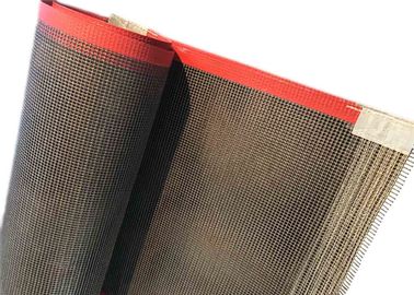 Uso dell'essiccazione dell'alimento per animali domestici del foro di Mesh Conveyor Belts 4*4 millimetro della vetroresina di PTFE