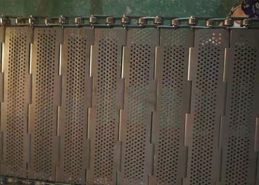 Il nastro trasportatore a catena robusto della maglia, può essere riutilizzato facilmente ha pulito