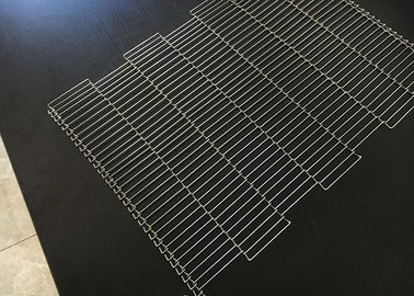 resistente agli'acidi di capacità di carico del nastro trasportatore piano della flessione del metallo 304SS alto