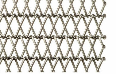 Trasporti l'iso congelato/Sgs dell'alimento ha certificato il cavo Mesh Conveyor Belt di acciaio inossidabile