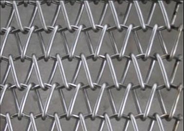 Nastro trasportatore di secchezza matto della maglia dell'acciaio inossidabile della Catena 316 per la larghezza della cinghia di 300mm